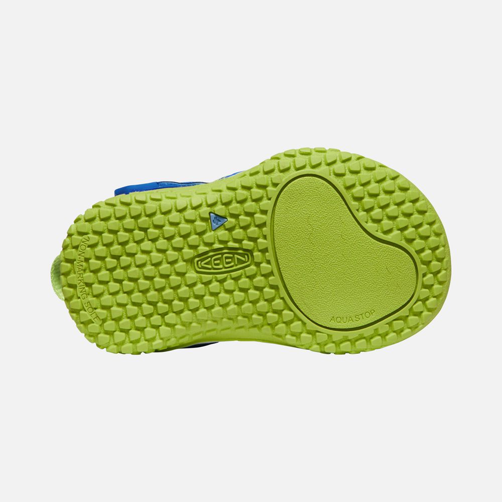 Sandalias Keen Mexico Azules/Verdes - Niños Stingray - XG7189534